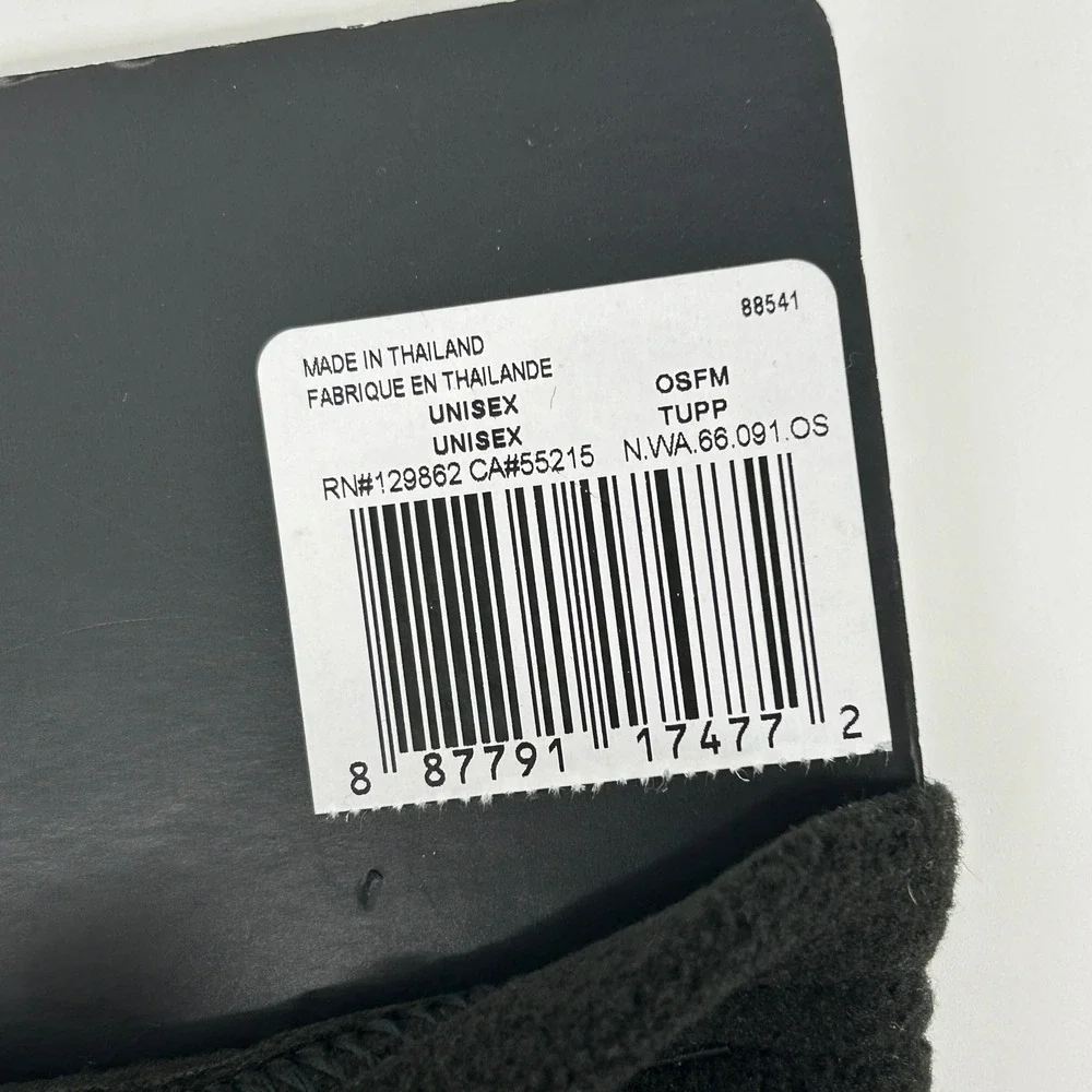 Nike Fleece Neck Warmer Black Unisex OSFM Athletic Winter Gaiter NWT Minimalist